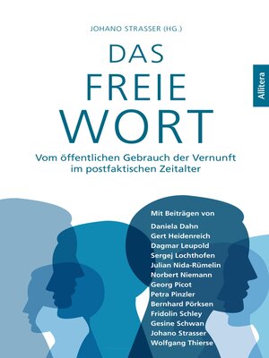 cover image of Das freie Wort